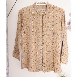 Flowy printed rayon jackets